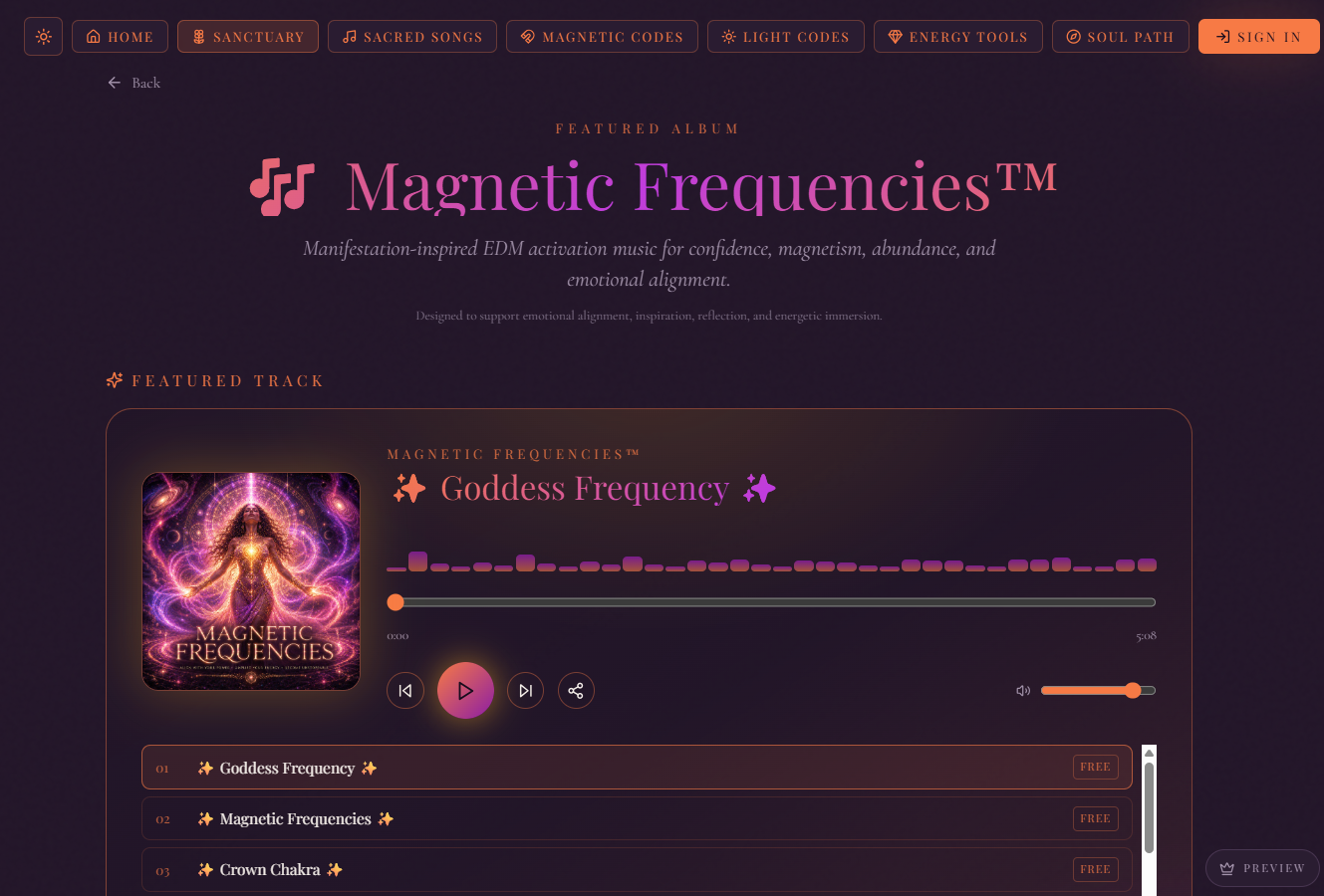Soul Blueprint — AI Applications case study: An AI soul-discovery app combining name alchemy, numerology, and custom songs into a personalized experience