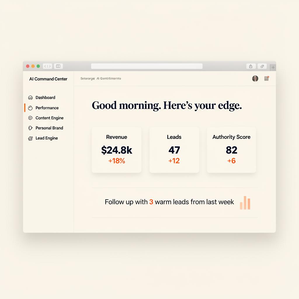 AI Command Center website case study